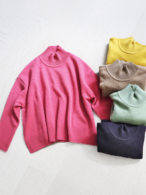 ≪Special Order≫ maillot (マイヨ)　"mature" ラムウール・ワイドセーター