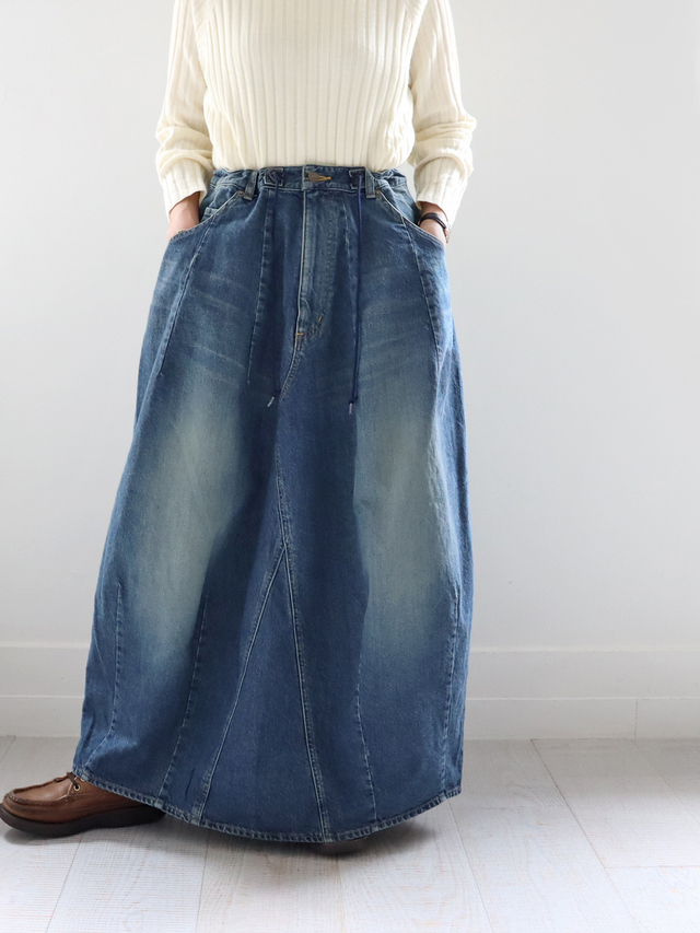 Needles (ニードルズ)　H.D. Jean Skirt - 12oz Denim（ヒザデルデニムスカート）