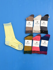 LUCKY SOCKS(ラッキーソックス)　ノーゴム2トーンパイルソックス