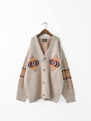 PENDLETON (ペンドルトン)　ハーディング柄・ニットカーディガン