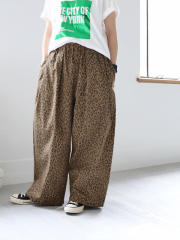Yarmo (ヤーモ)　レオパード・ワークパンツ