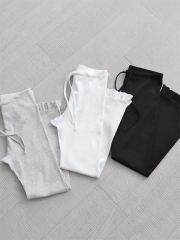 RhodolirioN (ロドリリオン)　Ribbed Frill Pant  (リブ・フリルパンツ)