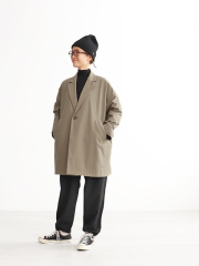 TRAVAIL MANUEL (トラバイユマニュアル)　ハイスペックチノ・テーラードハーフコート（全２色）