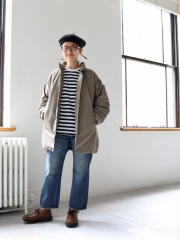 THE NORTH FACE (ザ ノースフェイス)　Alteration Zepher Shell Half Coat (ダウンコート/全２色)