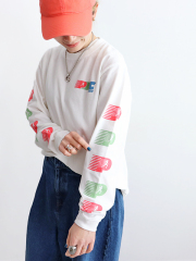 PROGRESS RUNNING CLUB (プログレスランニングクラブ)　プリント長袖Tee