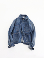 RhodolirioN (ロドリリオン)　Short Coverall - Denim (ショートカバーオール) SW1039