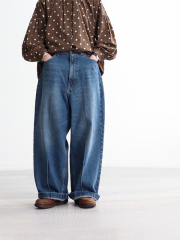 RhodolirioN (ロドリリオン)　90’Loose Straight Jean Pant - INDIGO (ルーズストレート・デニムパンツ) RV1057