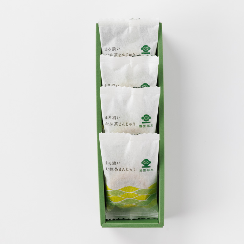 まろ濃いお抹茶まんじゅう 4個