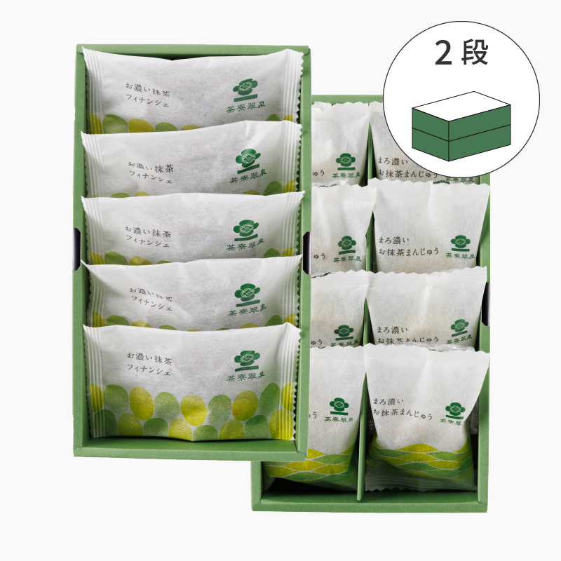 フィナンシェ 5個／まろ濃いお抹茶まんじゅう 8個