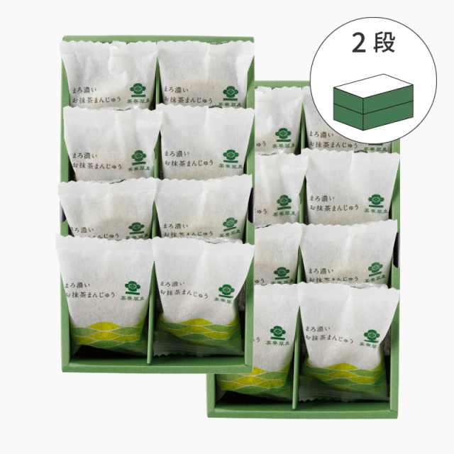 まろ濃いお抹茶まんじゅう 16個