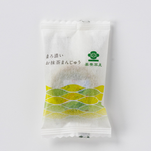 まろ濃いお抹茶まんじゅう パッケージ