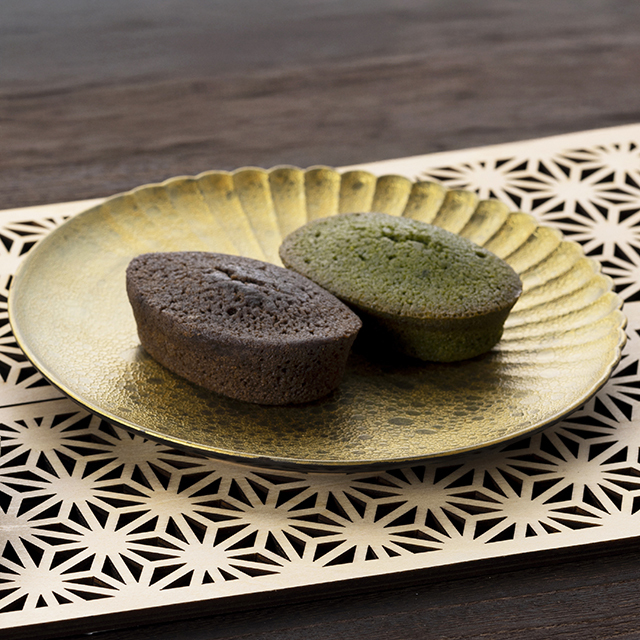 フィナンシェ お濃い抹茶3個＆お濃いほうじ茶2個