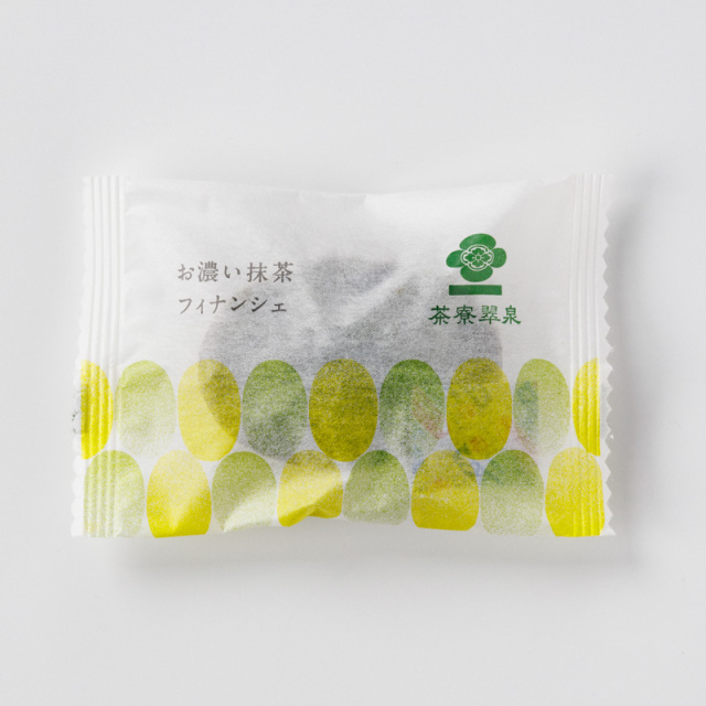 フィナンシェお濃い抹茶 パッケージ