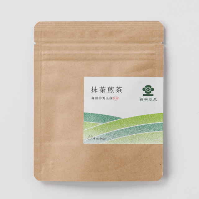 抹茶煎茶ティーバッグ パッケージ