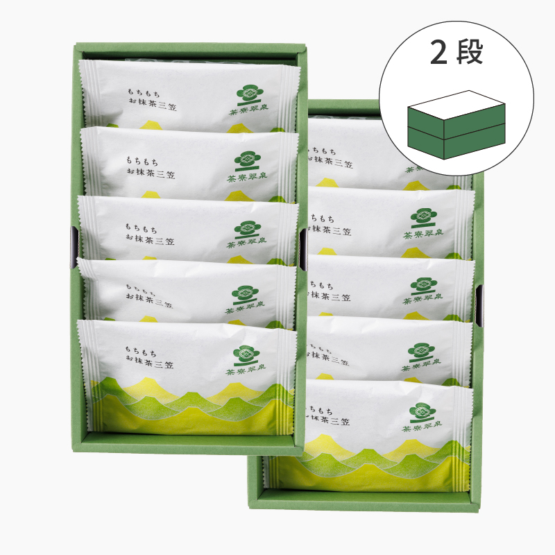もちもちお抹茶三笠 10個
