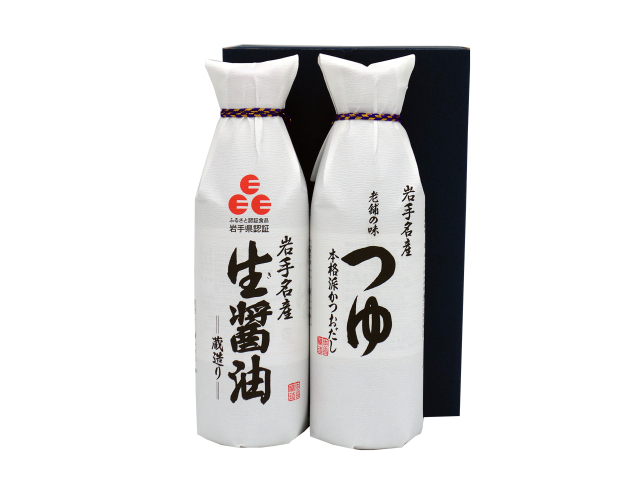 老舗の味つゆ・生醤油500ml2本入
