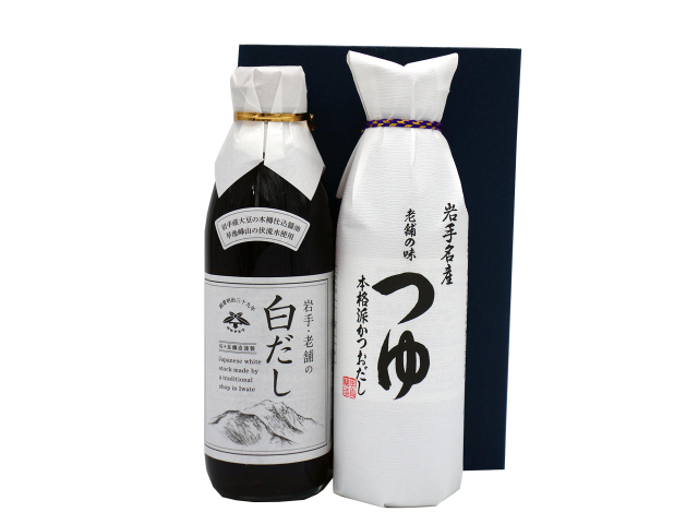 老舗の味つゆ・白だし　500ml2本入