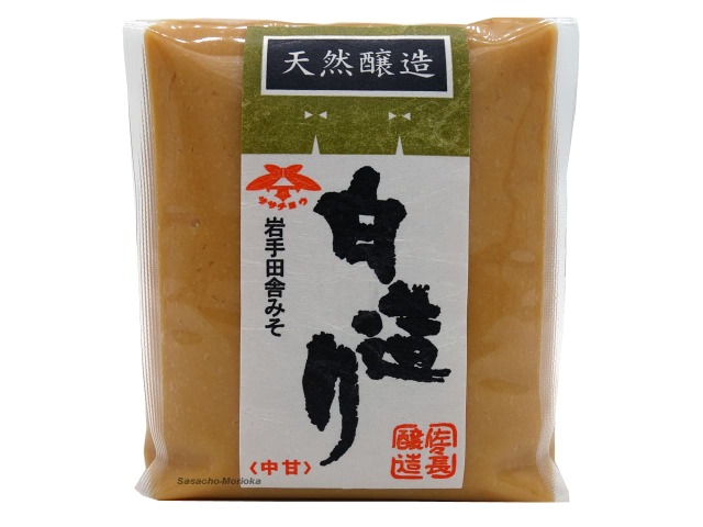 岩手田舎味噌】白造り 1キログラム入り