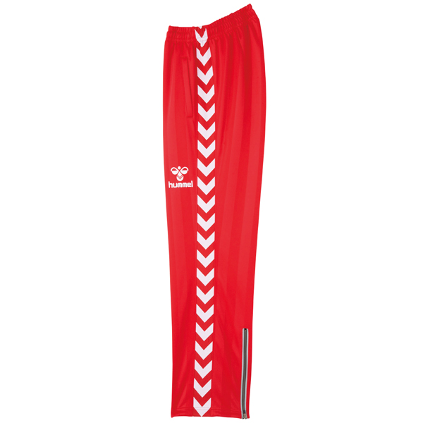hummel - ヒュンメル　ジャージパンツ　シャドーストライプ　レッド　XO hummel - ヒュンメル ジャージパンツ シャドーストライプ レッド