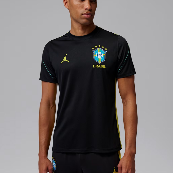 ナイキ ブラジル ストライク メンズ ジョーダン Dri-FIT サッカー ショートスリーブ ニット トップス IQ3294-010
