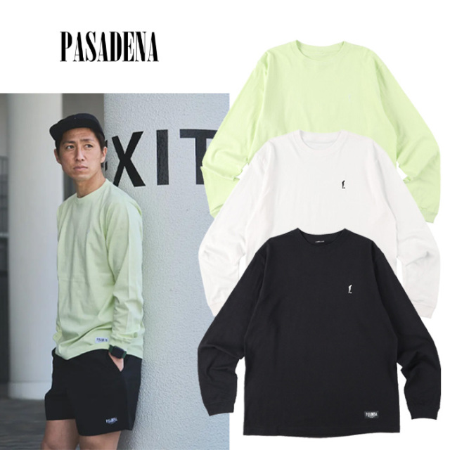 PASADENA バッジオ ロゴ ロングスリーブ BAGGIO LOGO LONGSLEEVE PSD-BAGG10