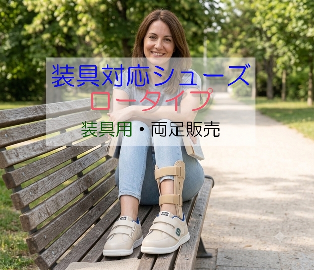 【装具用】装具対応 ロータイプ｜両足販売｜22～25cm｜品番：SW-313
