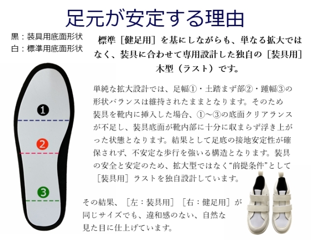 装具用カバーシューズ［健足用タイプ］お子様・女性兼用サイズ