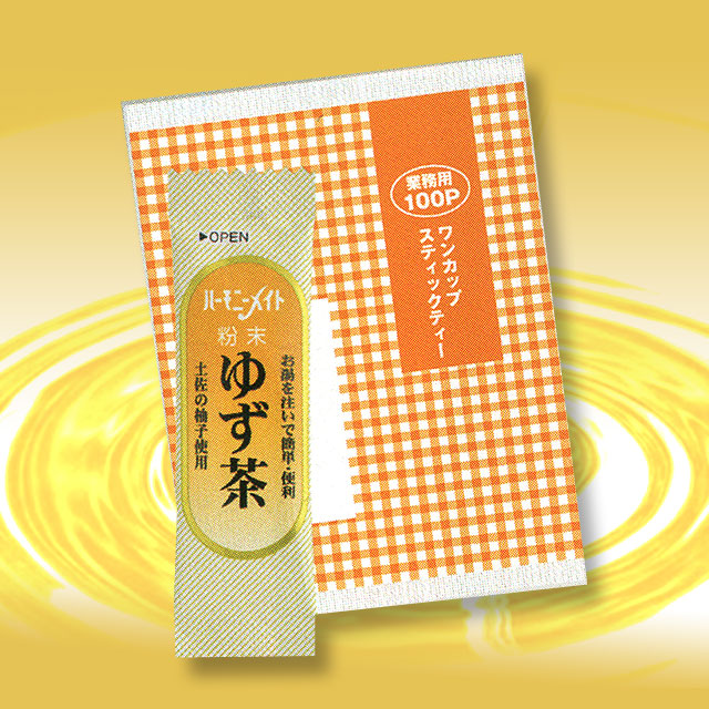 ハーモニーメイト・ゆず茶100p・ワンカップ用・業務用柚子茶