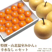 特撰・山北温室みかんと幸水（こうすい）梨・フルーツセット