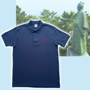 【全国一律・送料無料】坂本龍馬のポロシャツ M、L、XLサイズ