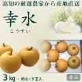 幸水（こうすい）梨・3kg