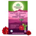 オーガニック インディア トゥルシー スイートローズティー 25袋 [Organic India Tulsi Sweet Rose Tea 25 teabags]
