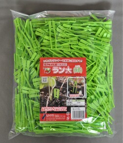 いちごランナー固定用資材「ラン太　500本入」　白・赤・緑・橙・桃