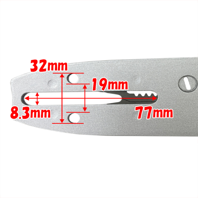 むとひろ 張り調整機能付きガイドバー 14L052T 14インチ(35cm) 91VXL-52E対応 スプロケットノーズバー