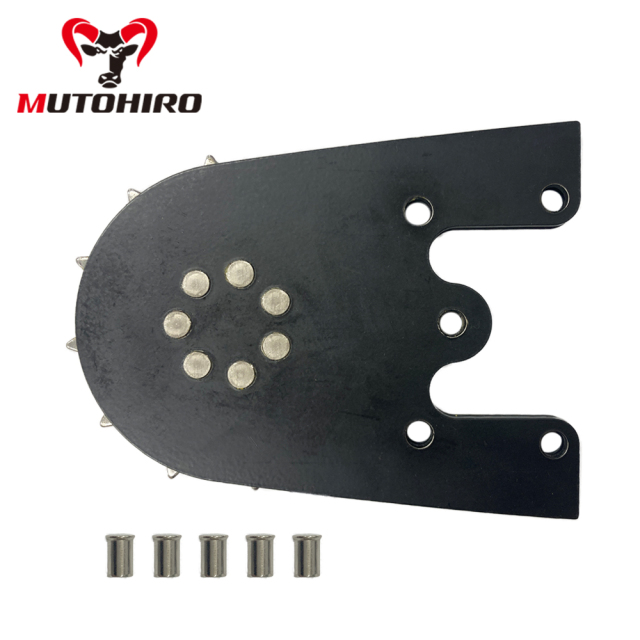 むとひろ 先端交換式ハーベスターガイドバー用スプロケット交換ノーズ .404”ピッチ NOSE-FM4-75-80