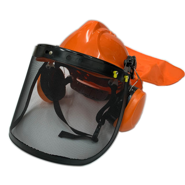 むとひろ 林業用ヘルメット あご紐(ナイロン製)付