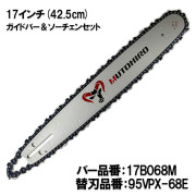 エコー　ガイドバー　18インチ（45センチ） 先端交換式 むとひろガイドバー・ソーチェーンセット 21BPX・21LPX対応