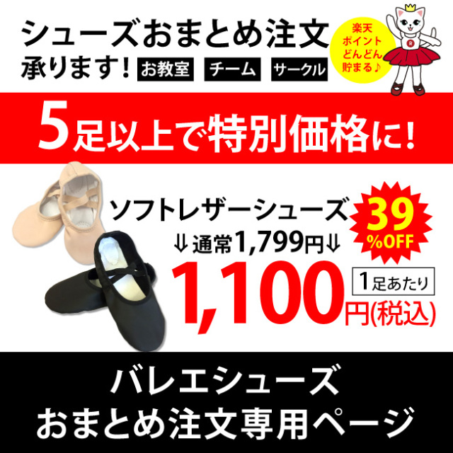 5足以上のおまとめ注文専用 送料一律960円 クーポン不可 バレエシューズ ソフトレザー 16 27cm エレクトーンシューズ フラダンスシューズ
