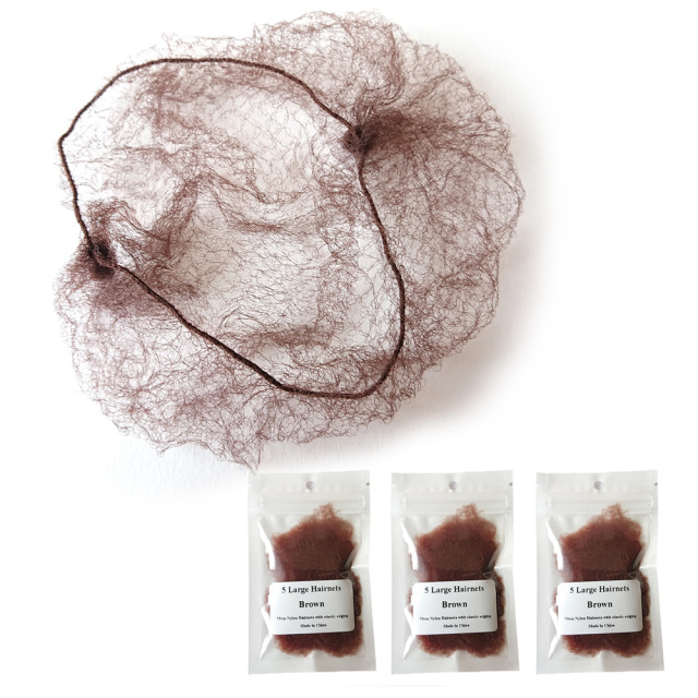 3点セット 15枚 5枚入り 3点セット バレエ ヘアネット ソフト 50cm ブラウン 茶色 目立たない アシアナネット シニヨンカバー シニヨンキャップ シニョン ヘアーネット まとめ髪 髪留め 髪止め お団子ヘア バレエ用品 雑貨 まとめ買い 大量 Pgg017 3