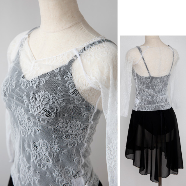 レーシートップ　ウィームアップ　トップス　総レース