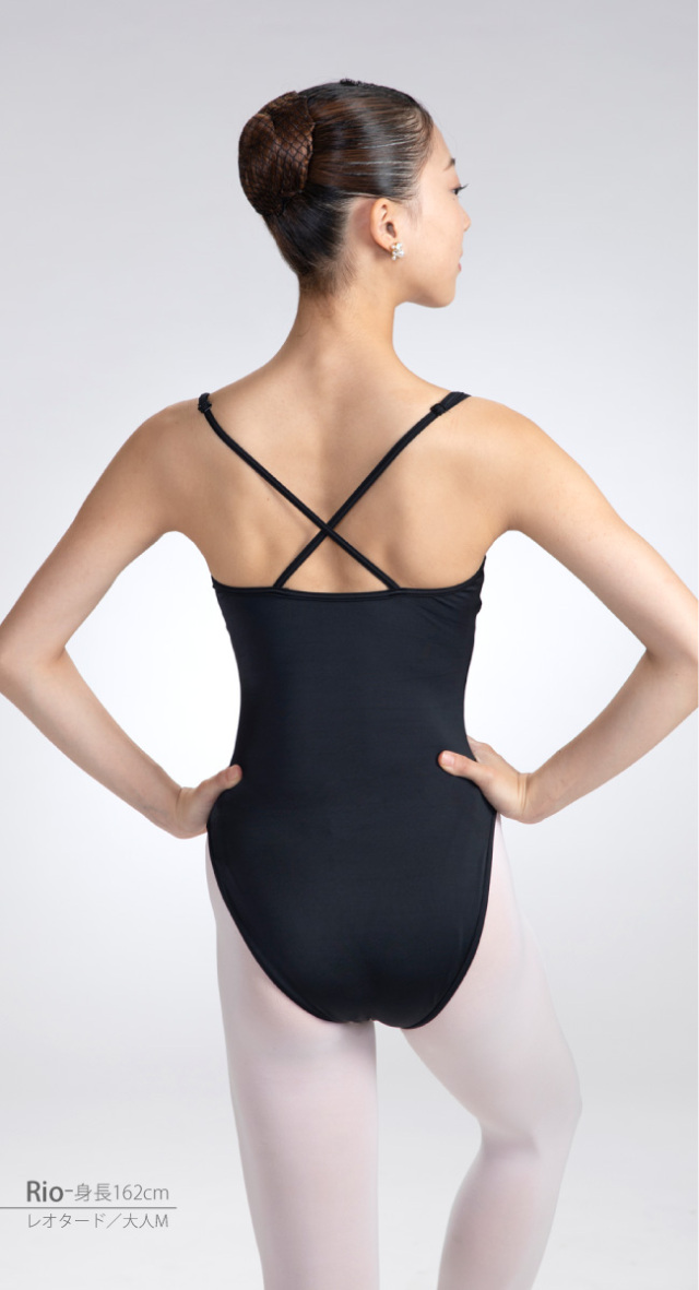 leotard ハイレグ仕様ライクラ素材リボンパッセ】バレエ レオタード 子供 大人 日本製 3年保証付