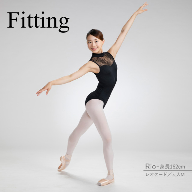 ブラッククリスタル　レース　大人　ジュニア　バレエ　レオタード　日本製レオタード　バレエ用品　バレエ専門　バレエ　サヨリ