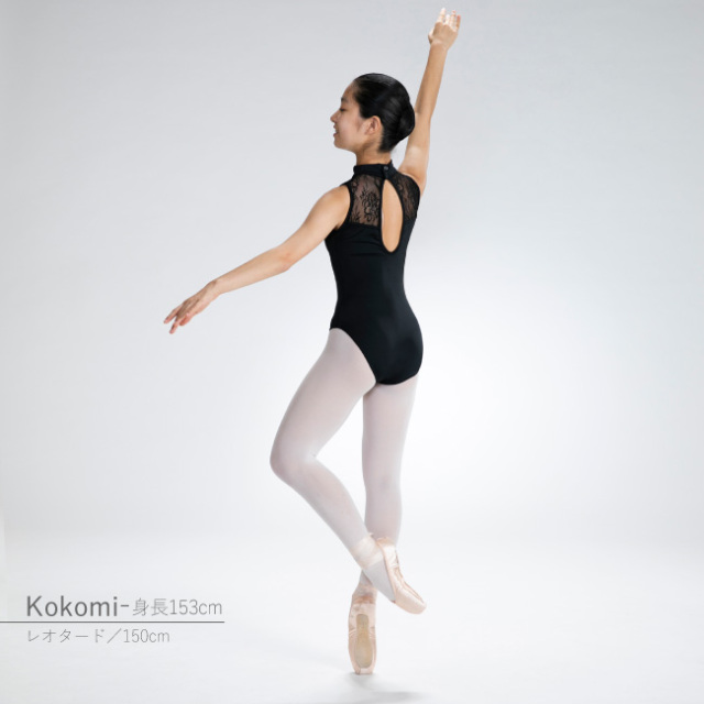 ブラッククリスタル　レース　大人　ジュニア　バレエ　レオタード　日本製レオタード　バレエ用品　バレエ専門　バレエ　サヨリ