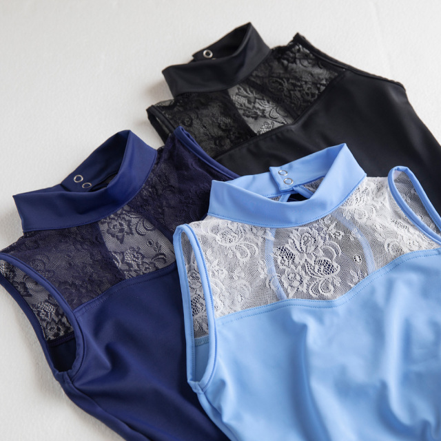 クリスタル　レース　大人　ジュニア　バレエ　レオタード　日本製レオタード　バレエ用品　バレエ専門　サヨリ