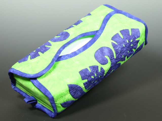 ハワイアンキルト　ティッシュケースカバー　