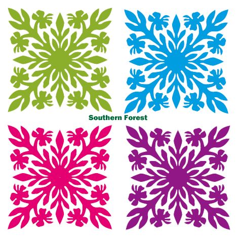 ハワイアンキルト　タオルハンカチ