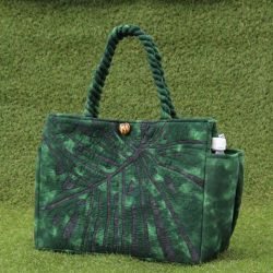 ハワイアンキルトレッスンバッグ　モンステラ