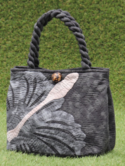 ハワイアンキルトバッグ　ハイビスカス