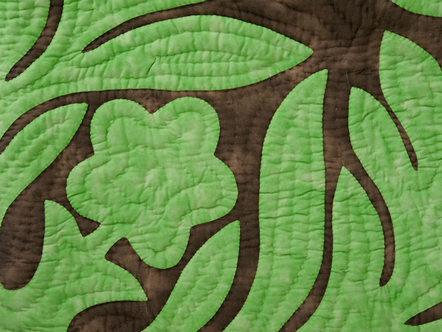 ＜正規品＞高級ベッドカバー♡ダブル♡イリマレイ♡セルドングリーン♡ハワイアン 正規品＞高級ベッドカバー♡ダブル♡イリマレイ♡セルドン