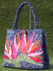 ハワイアンキルトバッグ　バーズオブパラダイス